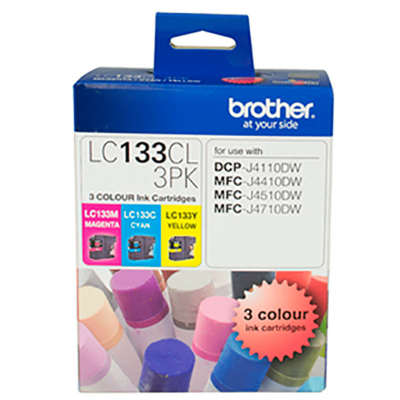 Brother Printer Ink Cartridge Lc233 Colour 3 Pack Lc133cl3pk Need A Part 9057