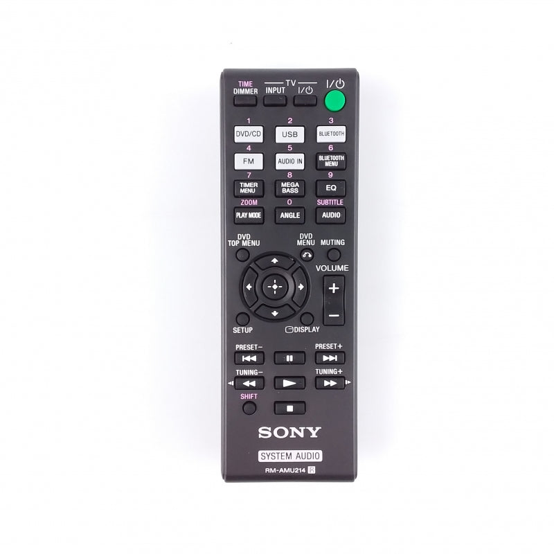 Sony music system remote 2024 control