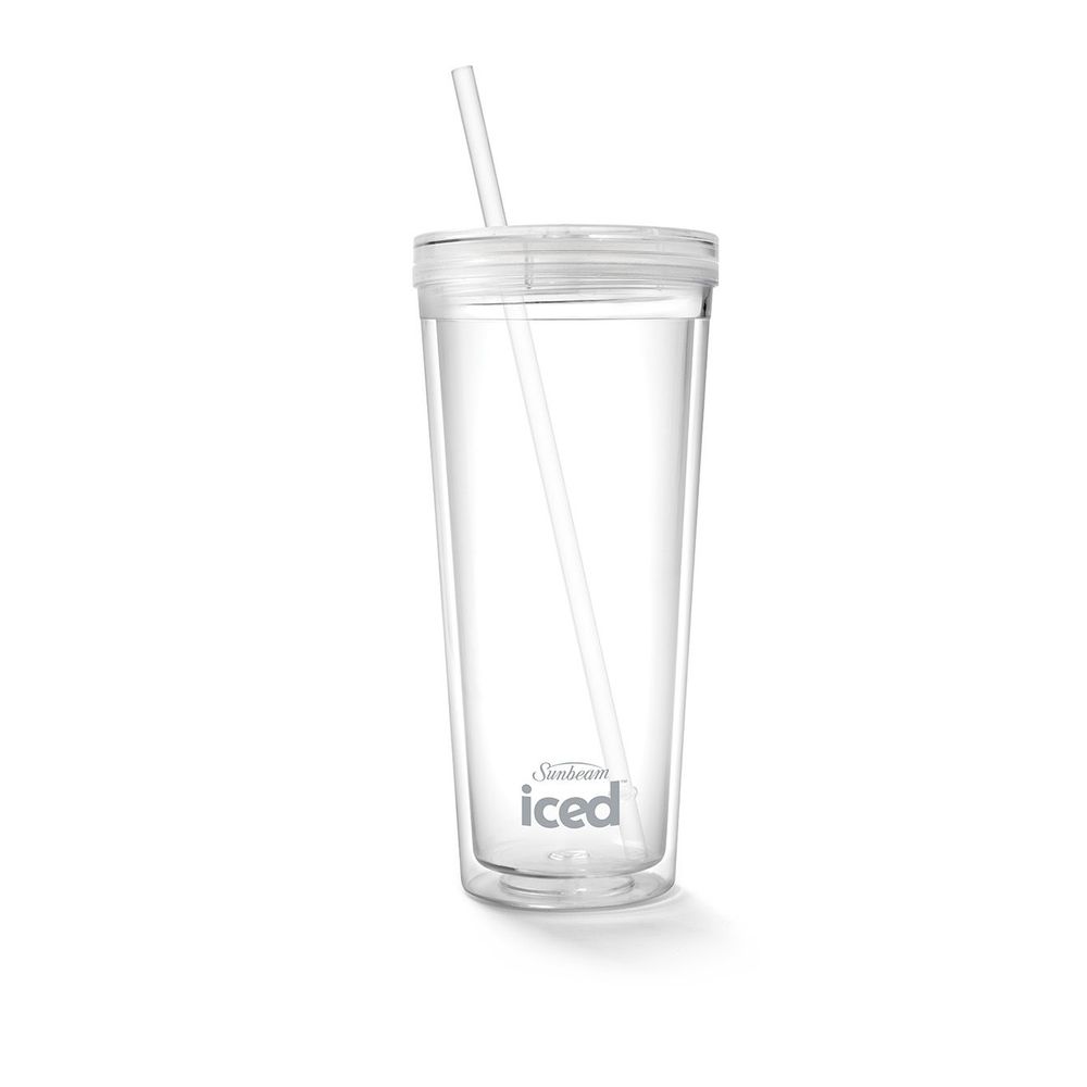 HCIC20TMBLBK Iced Coffee Maker with Insulated Tumbler & Straw