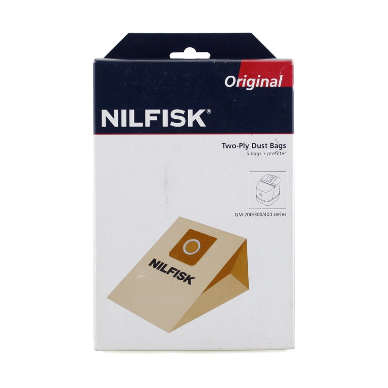 Nilfisk Vacuum Bags 5pk GM200-400