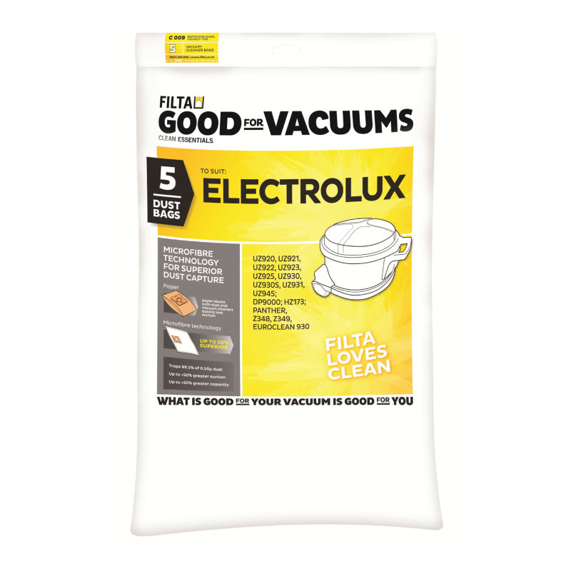 Filta Vacuum Bags 5pk Lux Commercial