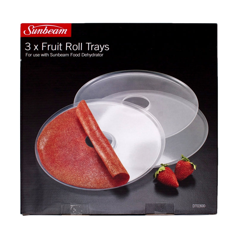 Sunbeam Food Dehydrator Fruit Roll Trays 3pk DT0300