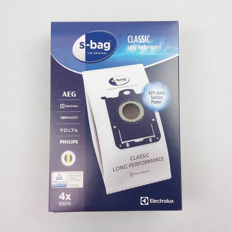 Electrolux Electrolux Vacuum Bags 4pk - E201S - Classic Long Performance