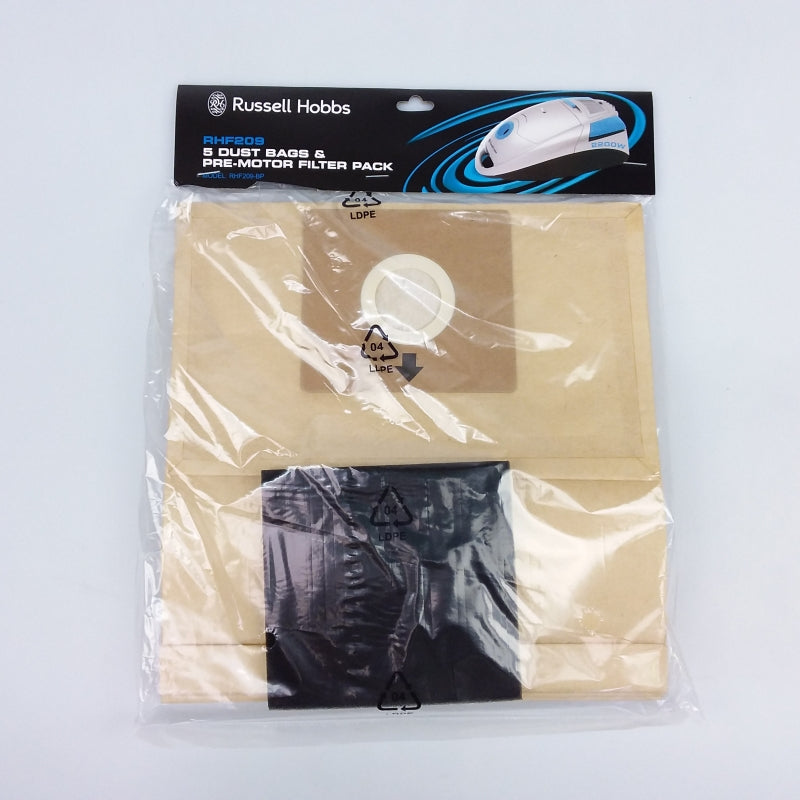 Russell Hobbs Vacuum Dust Bags 5pk - RHF209-BP