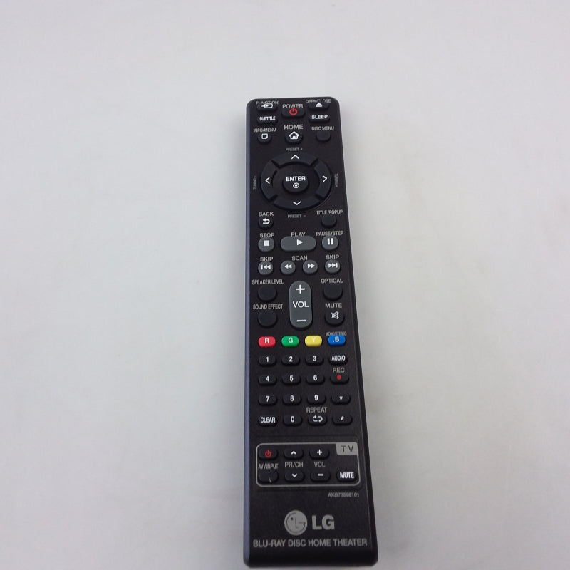 LG Blu Ray Player Remote Control - AKB73596101