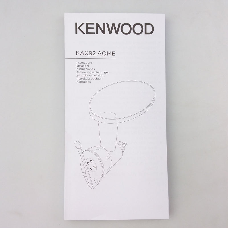 Kenwood Attachment Pasta Maker KAX92.A0ME - AW20011039