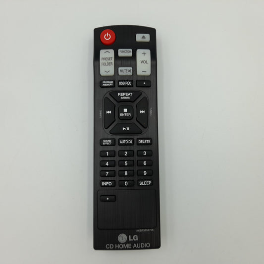 LG Stereo Remote Control - AKB73655706