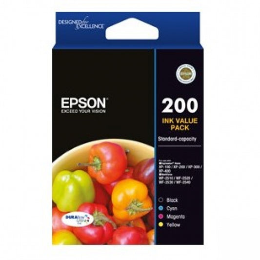 Epson Printer 200 Ink Cartridge Value Pack - C13T200692